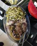 Cừu nướng đậu que