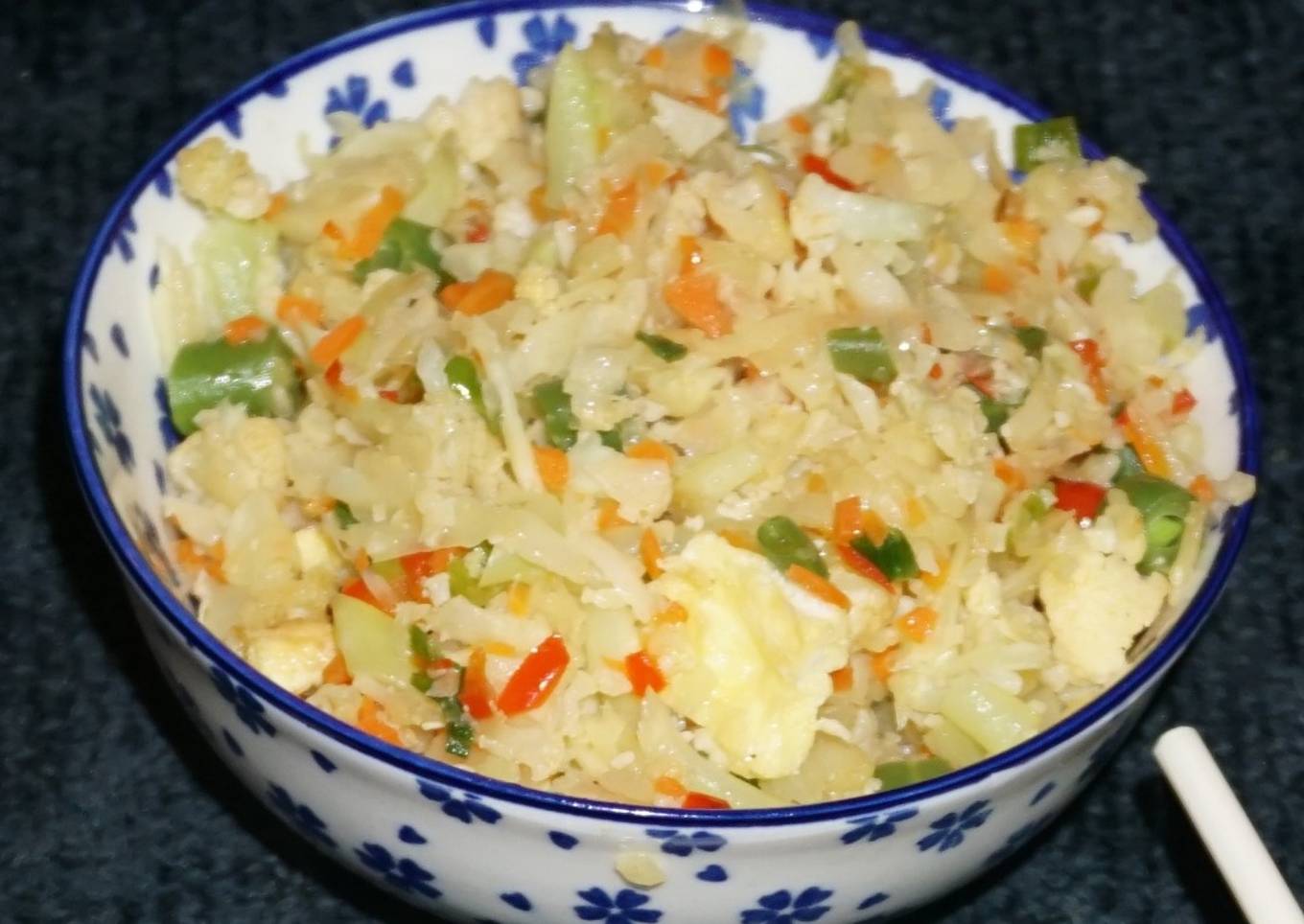 ARROZ DE COLIFLOR SALTEADO. JON STYLE