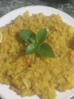 वेज दलिया पोहा (veg daliya poha recipe in Hindi) रेसिपी मुख्य फोटो