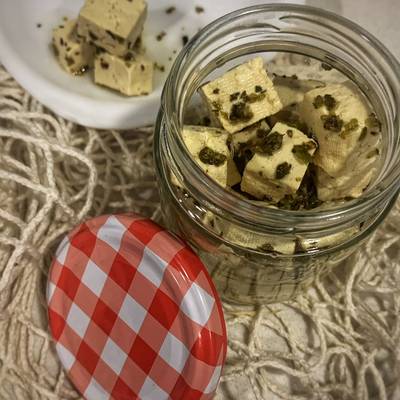 Queso feta vegano Receta de Kats Estevez - Cookpad