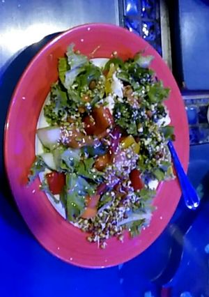 A picture of Bunch of healthy Salad.
