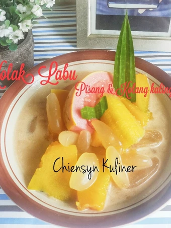 Langkah Gampang Menyiapkan Resep  Kolak Labu Kuning dengan Pisang &amp; Kolang kaling yang Lezat, Enak