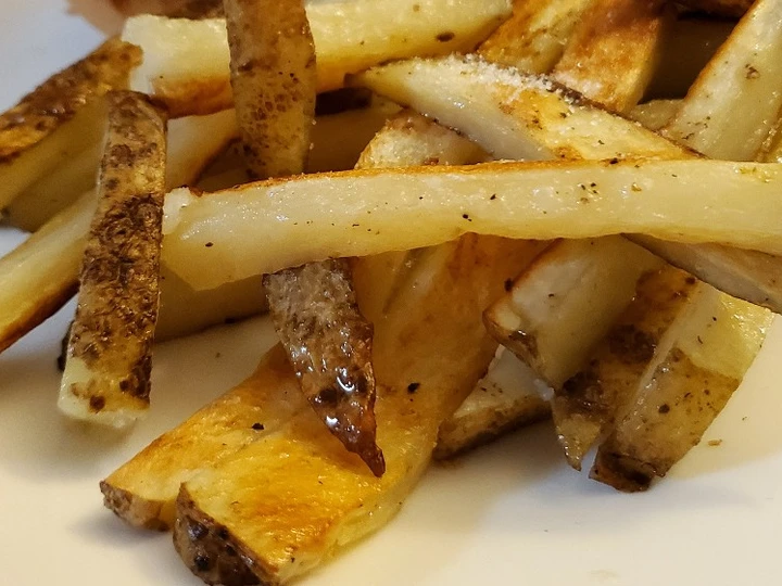 Recipe Simple Baked French fries the Delicious Can spoil the tongue