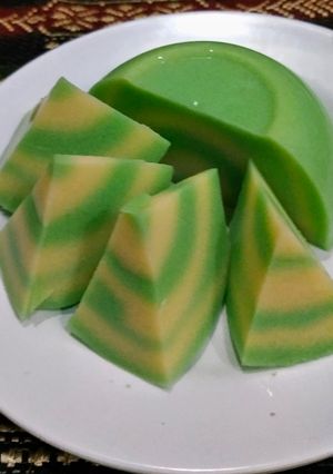 Foto resep Puding Pandan Roti Tawar