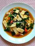 Telur+bakso kepiting saus tiram