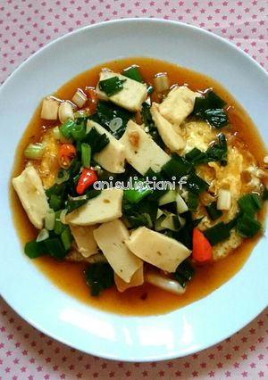 Foto resep Telur+bakso kepiting saus tiram
