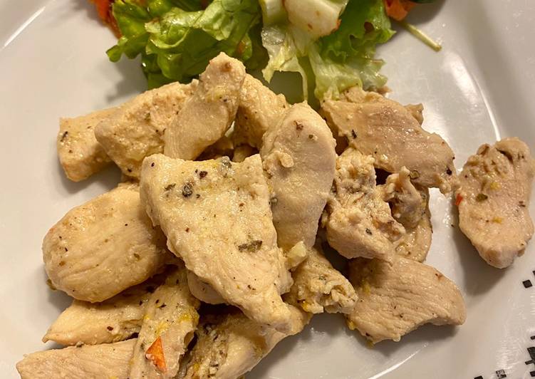 Frango marinado no lemon pepper - Tudogosreceitas