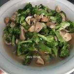 Brokoli cah jamur