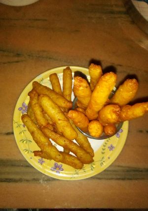 A picture of Poha sticks.
