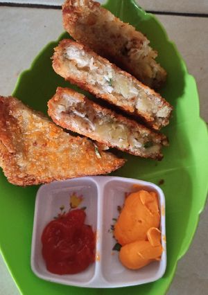 Foto resep Kroket roti tawar sederhana