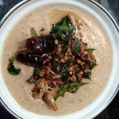 A picture of Peanut chutney.