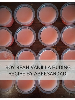 Foto resep SOY BEAN VANILLA PUDING (PUDING SUSU KEDELAI, VANILLA)