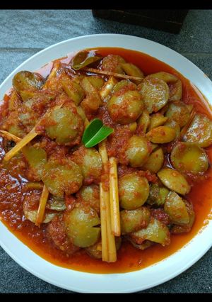 Foto resep Jengkol balado pedas