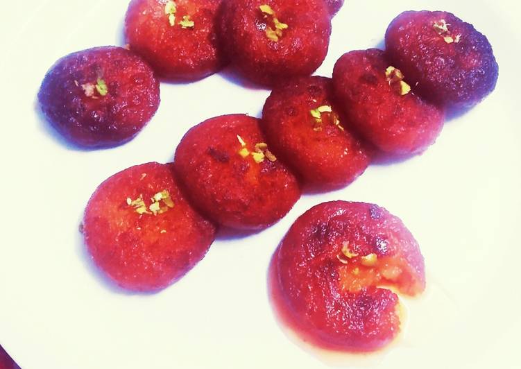 Recipe of Suji Sweet rasbhari in 14 Minutes for Beginners