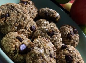 Una foto de ¡Banana chip cookies sin azúcar!💖