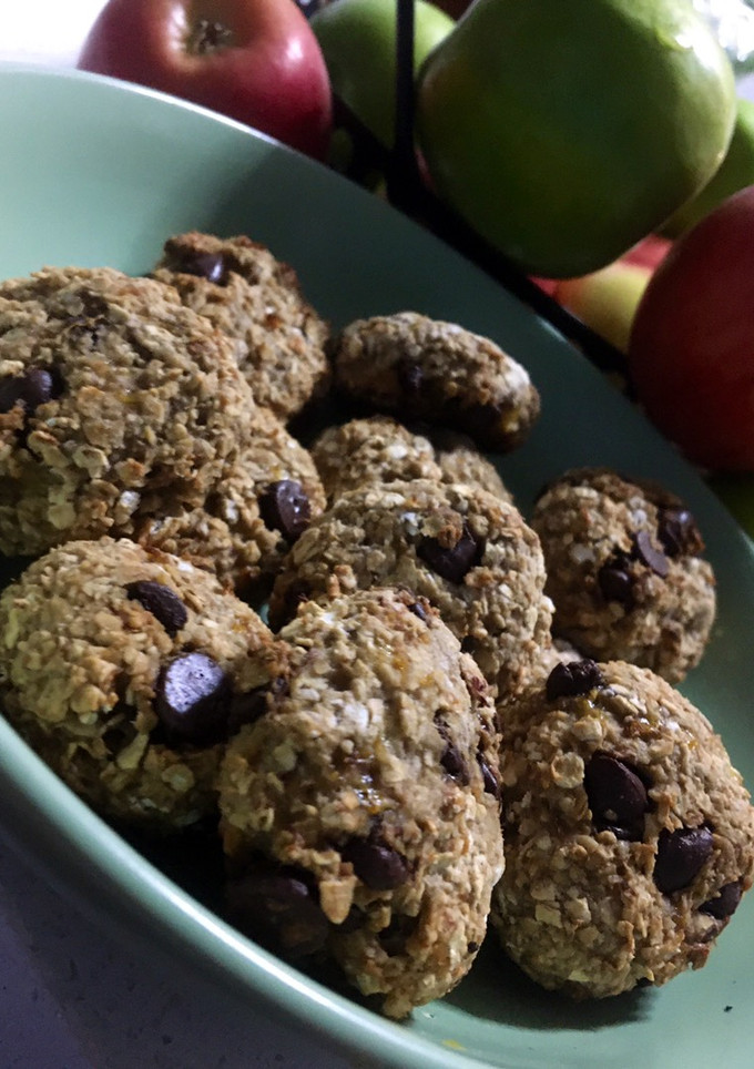 Una foto de ¡Banana chip cookies sin azúcar!💖