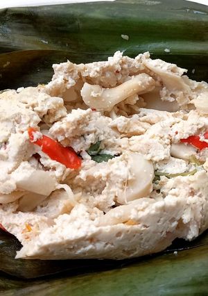 Foto resep Pepes Tahu Jamur dan Pepes Tahu Teri