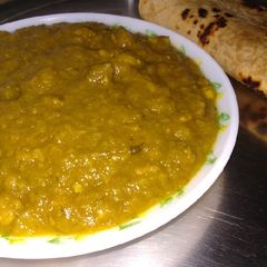 Veg dhansak A picture of Veg dhansak.