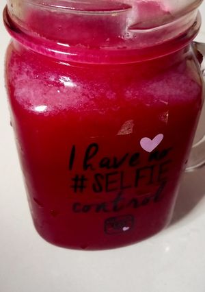 Foto resep Mix jus buah bit+strawberry+jeruk+naga
