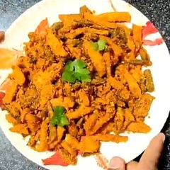 A picture of Masala Aloo Bhindi.