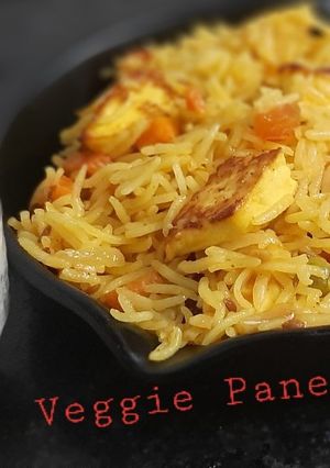 A picture of Veggie Paneer Pulao.