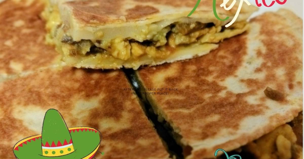 Quesadillas de pollo con guacamole Receta de Macarena Cookpad