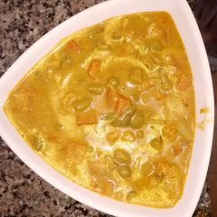 A picture of Karnataka style veg kurma.