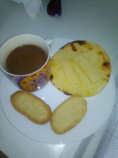 Una foto de Ricas arepas para desayunar (paisas-colombia)