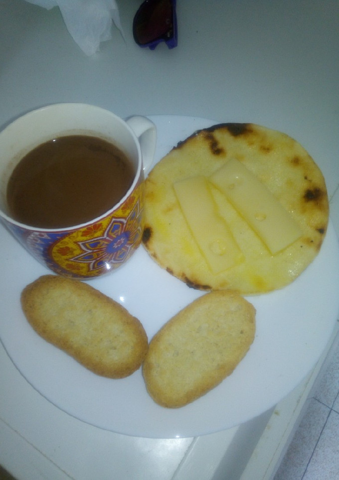 Una foto de Ricas arepas para desayunar (paisas-colombia)