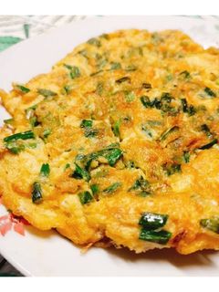 A picture of Spring Onion Omelette.