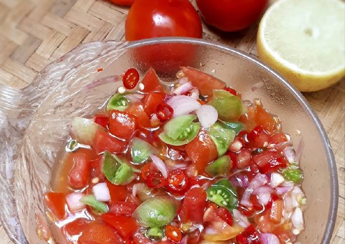 Cara  buat Sambal Dabu-Dabu  spesial