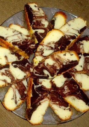 A picture of Marble cake (Iftar tea companion).