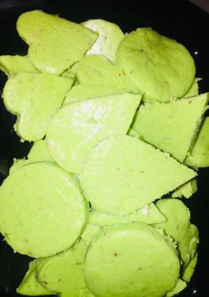 A picture of Coloured milk candy.