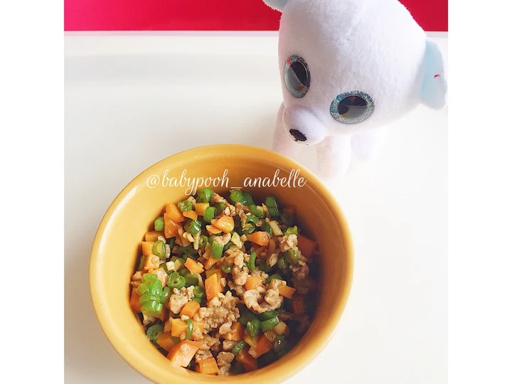 Cara Simple Membikin Resep  Oseng Buncis Daging Cincang (MPASI 1y+) yang Lezat, Enak Banget