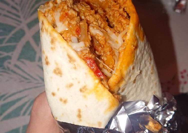 Burritos de pollo