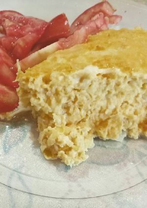 Una foto de Chipá guasú liviano