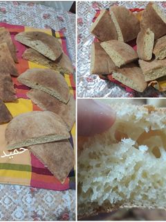 صورة لوصفة مطلوع الكوشة(مطلوع الداي) بالميكسور 🥯🥖