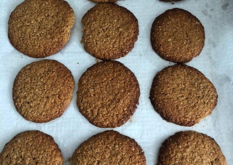 Galletas de avena con vainilla