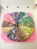 บราวนี่ 16 สี Red Yellow Green Blue Pink Violet Purple Orange Capri White Black Gray Teal Lime Coral Brown Brownie