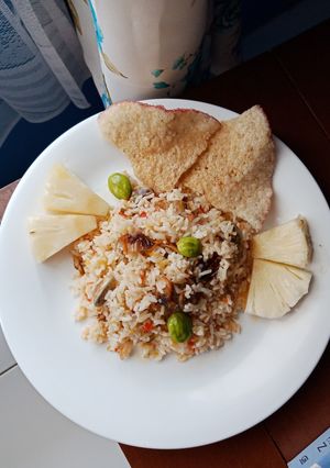 Foto resep Nasi Goreng Ikan Asin X Petai