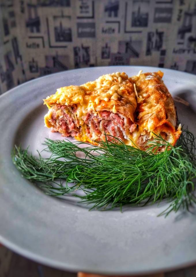 М'ясний рулет в лаваші