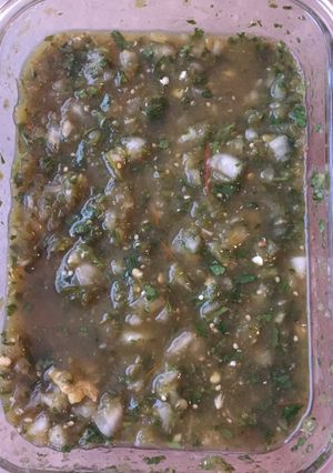 A picture of Tomatillo Salsa.
