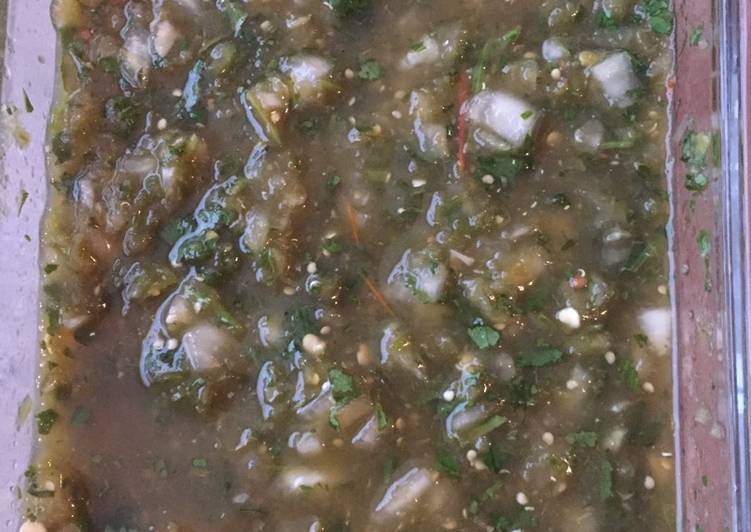 Recipe of Any-night-of-the-week Tomatillo Salsa