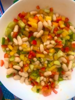 Una foto de Ensalada de judías
