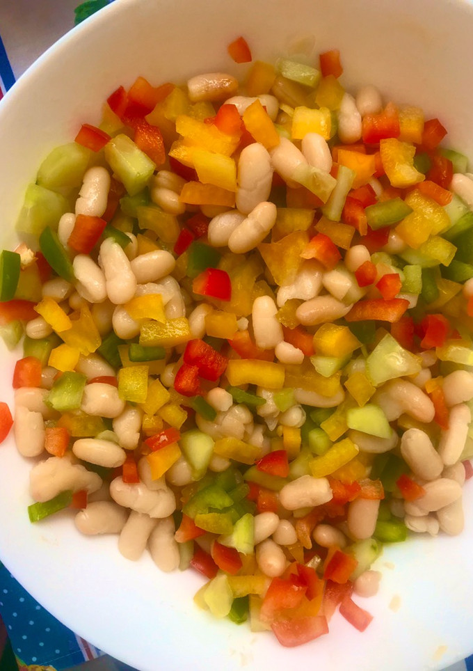 Una foto de Ensalada de judías