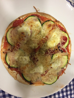 Foto principal de Pizza/taco con calabacín