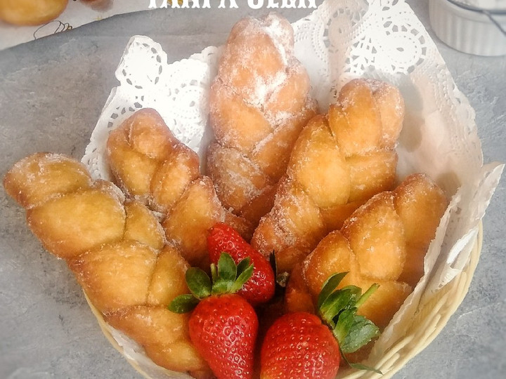 Resep Donat kepang tanpa ulen yang Bikin Ngiler