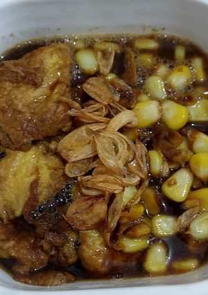 Foto resep Telur + jagung kecap