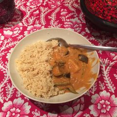A picture of Vegan peanut stew.