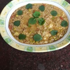 A picture of Punjabi bajre ki Khichdi.